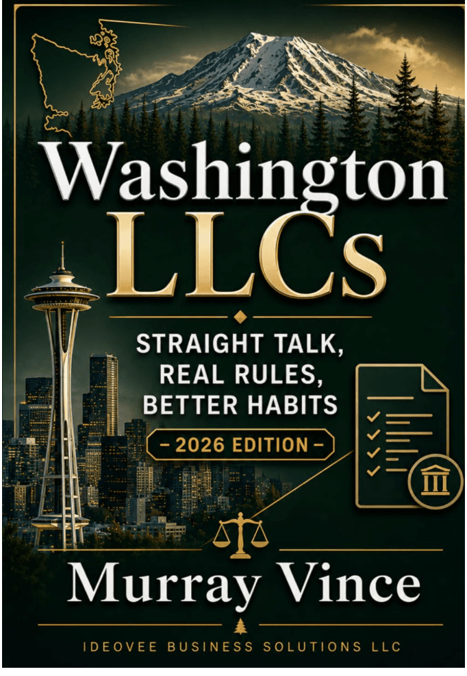 Cover of WASHINGTON LLCS Straight Talk, Real Rules, Better Habits 2026 Edition